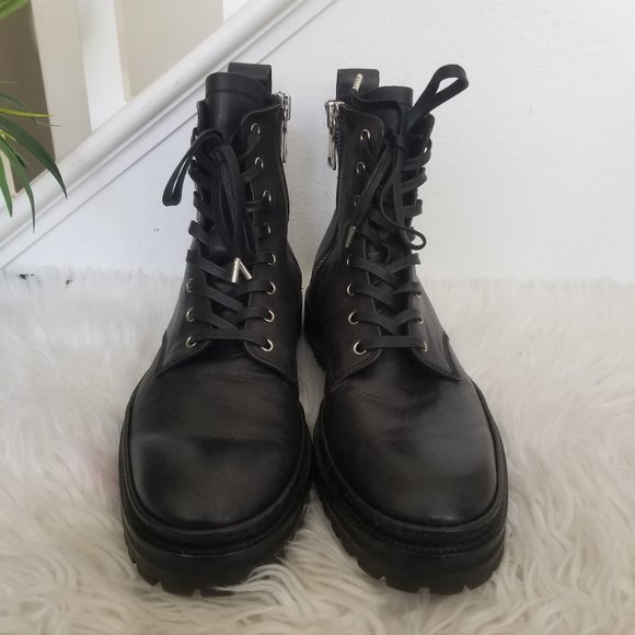 John Varvatos Union Combat Boots Size 